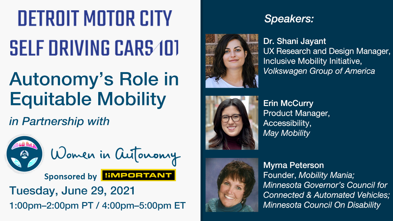 Autonomy’s Role in Equitable Mobility