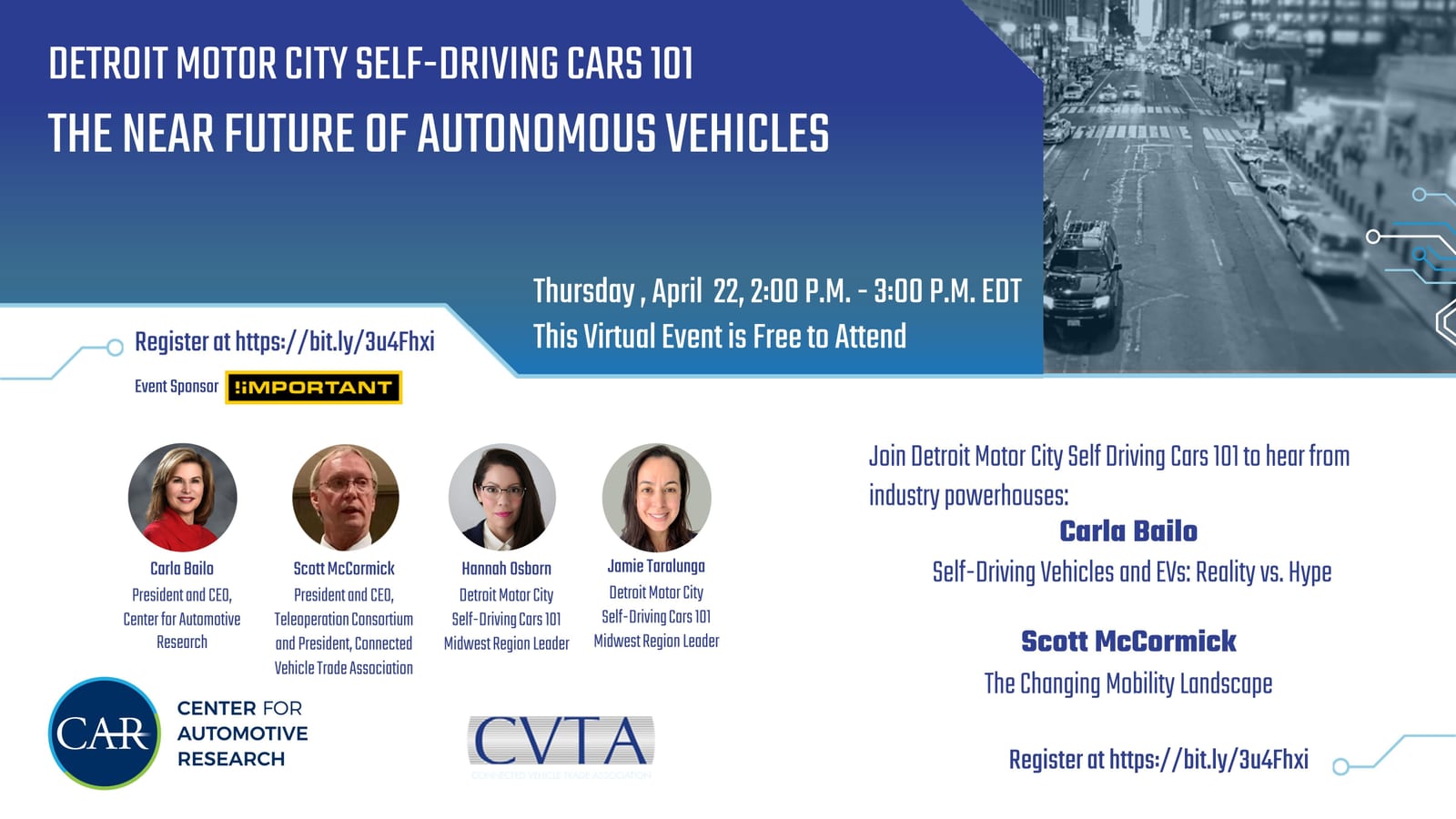 THE NEAR FUTURE OF AVs