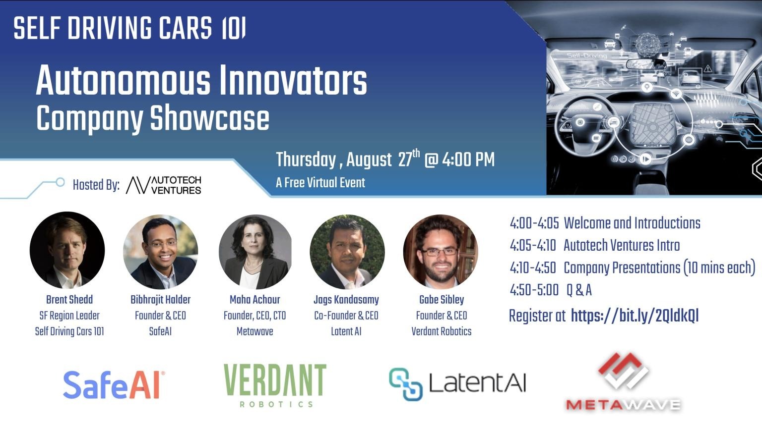 Autonomous Innovators Company Showcase [San Francisco]
