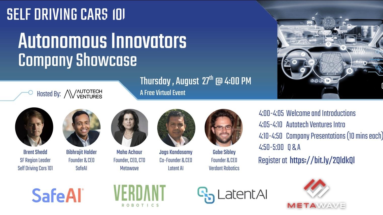 Autonomous Innovators Company Showcase [San Francisco]