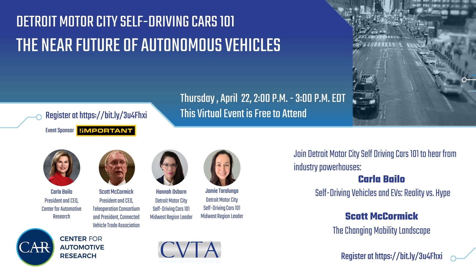 THE NEAR FUTURE OF AVs