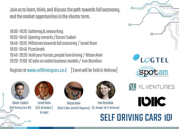 Self Driving Cars 101 - short-term market predictions