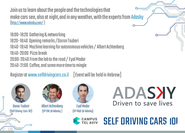 Self Driving Cars 101 - Computer Vision