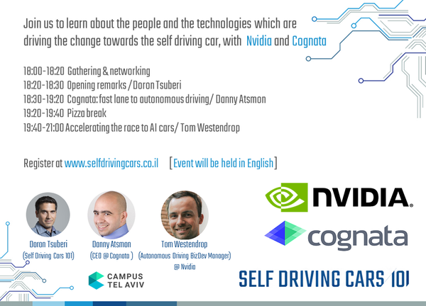 Self Driving Cars 101 - Nvidia and Cognata