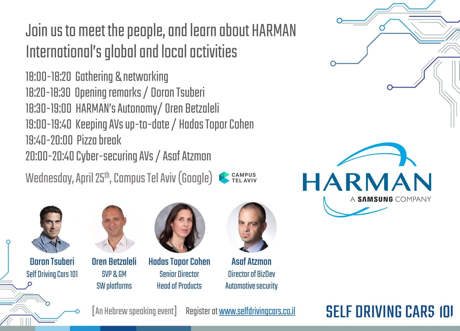 Self Driving Cars 101 - HARMAN International