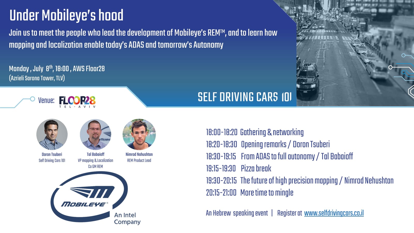 Self Driving Cars 101 - Under Mobileye's hood